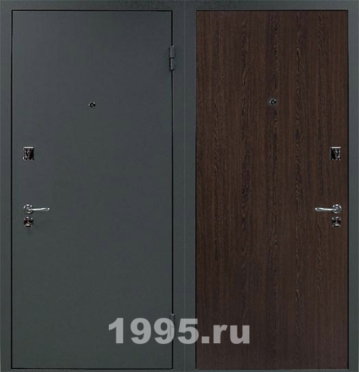 Недорогие двери с порошковым напылением № 24